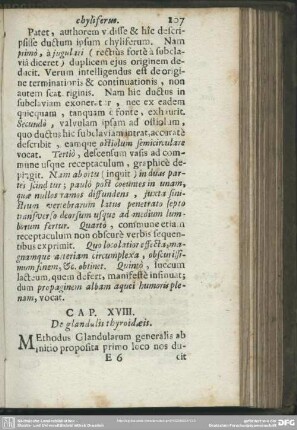 Cap. XVIII. De glandulis thyroidaeis