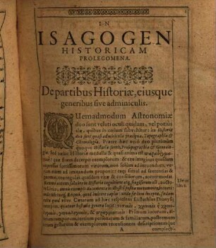 Eliae Reusneri Leorini Sil. Isagoges Historicae Libri Duo : Quorum unus Ecclesiasticam, alter Politicam continet historiam ...
