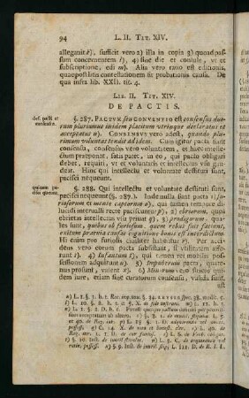94-121, Tit. XIV. De pactis - Tit. XV. De transactionibus
