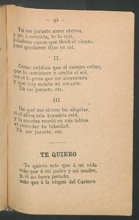 Te quiero