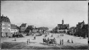 Der Neustädter Markt in Dresden