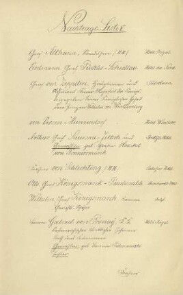 Nachtrags-Liste V
