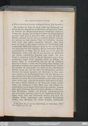 9. Die Arabistik in Italien zu Beginn des 16. Jahrhunderts