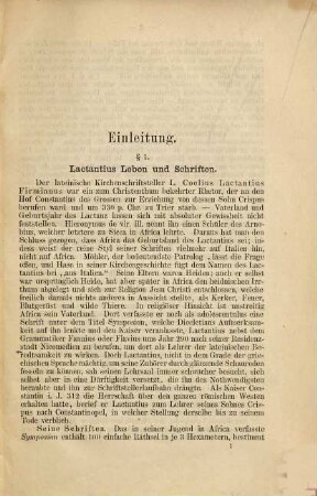 Die Ethik des Lactantius