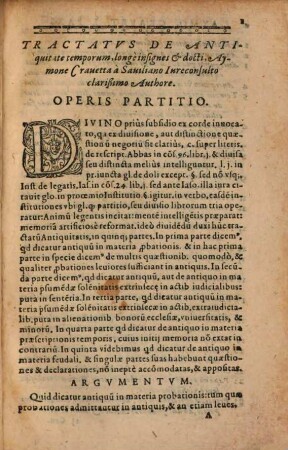 Tractatus de antiquitatibus Temporum