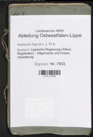 Organisation der 16. Kurie am Bundestag zu Frankfurt, Bd. 1