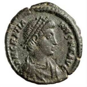 Münze, Aes 4, 375 - 383 n. Chr.