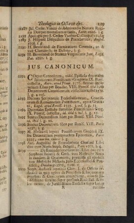 129-147, Jus Canonicum - Jurisprudentia