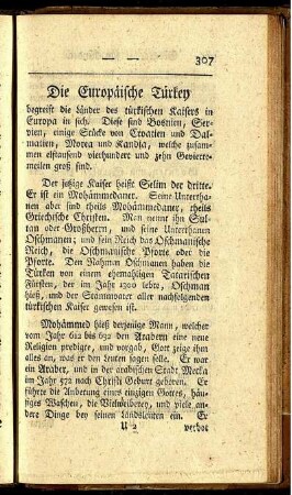 Der Europäischen Türken.
