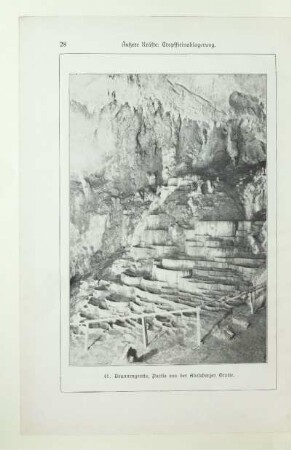 41. Brunnengrotte, Partie aus der Adelsberger Grotte