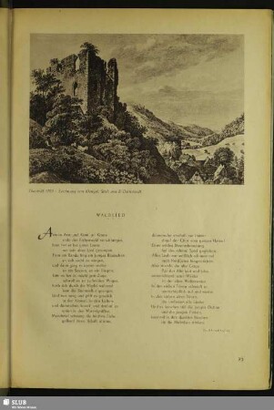 Tharandt 1790 - Zeichnung von Klengel, Stich von E. Darnstaedt