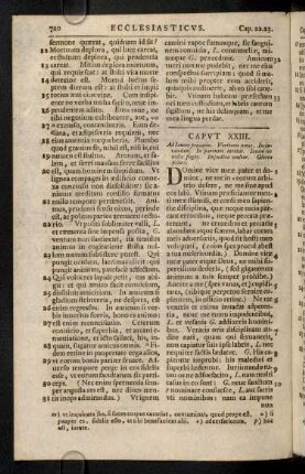 720-730, Caput XXIII - XXXIII