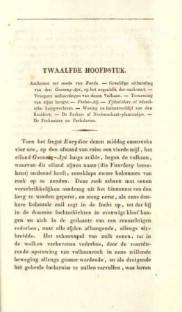 Twaalfde hoofdstuk. Aankomst ter reede van Banda ...