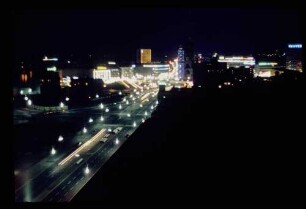 Blick vom Hilton abends 1.5.62.