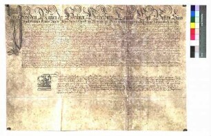 Notariatsinstrument des Notars Johann Heinrich Meyger über die Errichtung des Testaments der Maria Freifrau zu Mörsberg, Witwe Heinrichs von Mörsberg (setzt ihre Neffen, die Söhne Schenk Friedrichs, zu Erben ein).