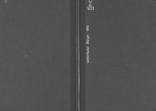 1970: Der Winterhuder Bürger : Mitteilungsbl. d. Winterhuder Bürgervereins von 1872 r.V