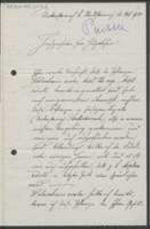 Brief von Wolfgang Puchtler an Anton Mayer