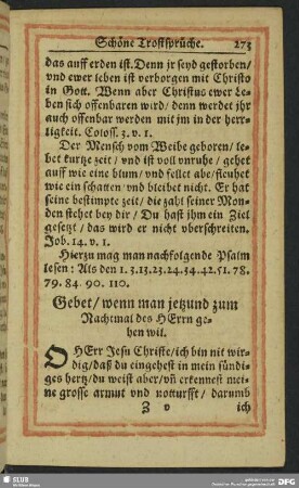 Christliche Gebetlein