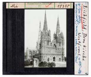 Lichfield: Kathedrale, Westfassade