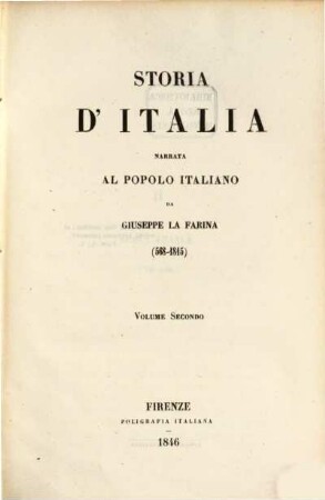 Storia d'Italia : (568 - 1815). 2