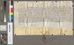 Päpstliche Provision für den Aachener Kanoniker Jacobus de Mathys.