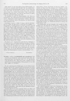 617-619 [Rezension] Wechsler, Andreas, Geschichtsbild und Apostelstreit