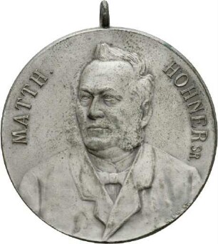 Medaille auf Matthäus Hohner