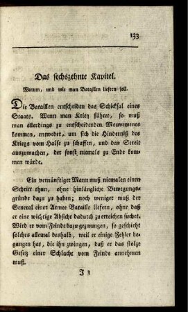 Das sechszehnte Kapitel. Warzn, und wie man Bataillen liefern soll.