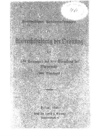 Freiwilliges Uebereinkommen zur Aufrechthaltung der Ordnung [...]
