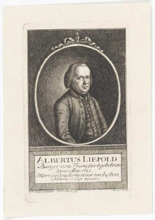 Bildnis des Albertus Liepold