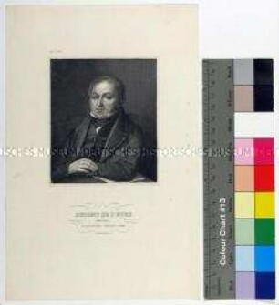Porträt des Präsidenten der französischen provisorischen Regierung von 1848 Jacques Charles Dupont de l'Eure