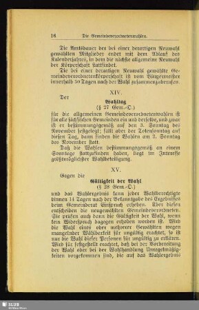 [XIV. Wahltag]