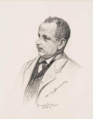 Bildnis Hamacher, Willy (1865-1909), Maler