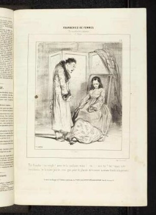 Fourberies de femmes. En matière de sentiment.