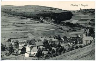 Geising. Blick auf Geising