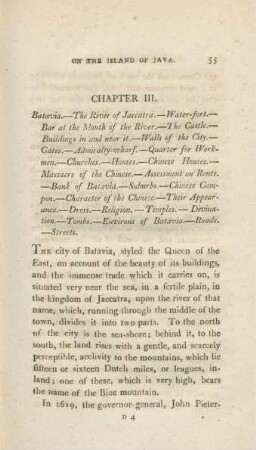 Chapter III. Batavia. - The river of Jaccatra. - Water-fort. - Bar at the mouth of ...