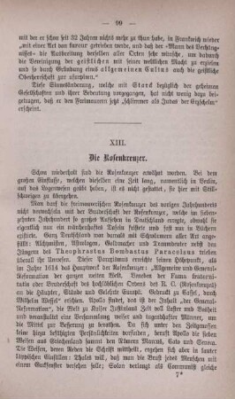 XIII. Die Rosenkreuzer