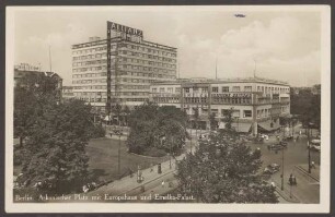 Ansichtskarte Askanischer Platz mit Europahaus, Stresemannstraße