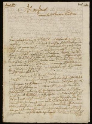 Brief von Johann Daniel Geysel an Johann Friedrich von Uffenbach. Venedig, 8.9.1750