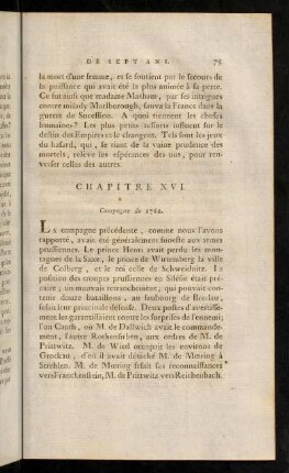 75-134, Chapitre XVI. Campagne de 1762.