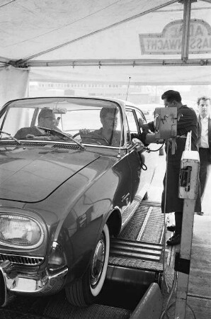 Bremsenprüfung des ADAC.