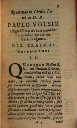 Enchiridion militis christiani