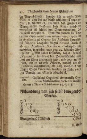 Abhandlung von sich selbst bewegenden Werken.