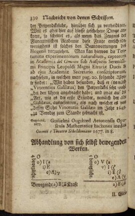 Abhandlung von sich selbst bewegenden Werken.