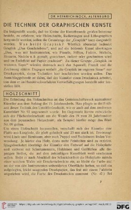 Die Technik der graphischen Künste