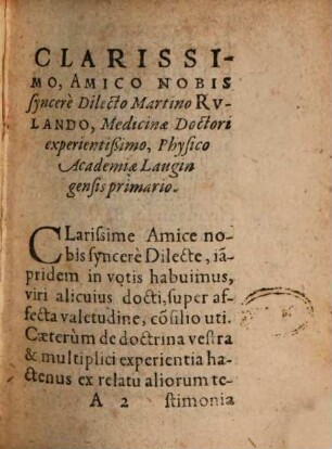 Curationum Empiricarum Et Historicarum, In Certis locis & notis personis optime expertarum, & rite probatarum, Centuria .... 4