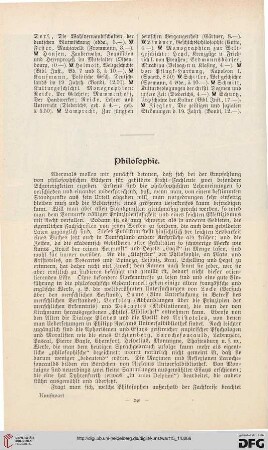 Literarische Ratgeber des Kunstwarts für 1902, [8]: Philosophie