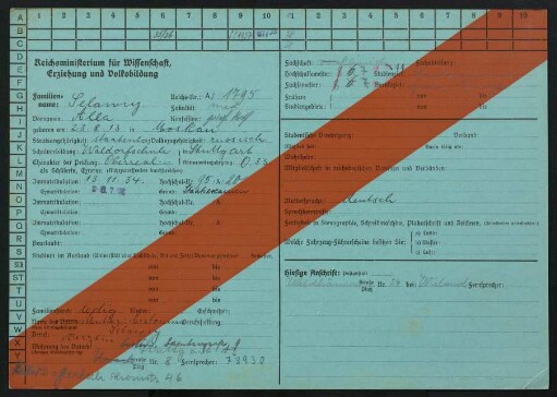 Reichsministerium für Wissenschaft, Erziehung und Volksbildung