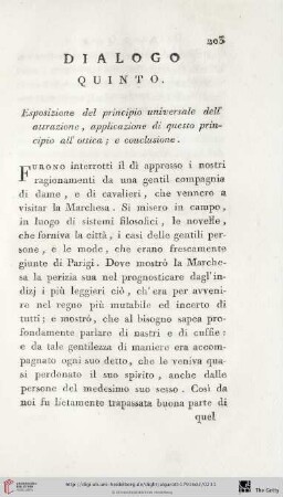 Dialogo quinto
