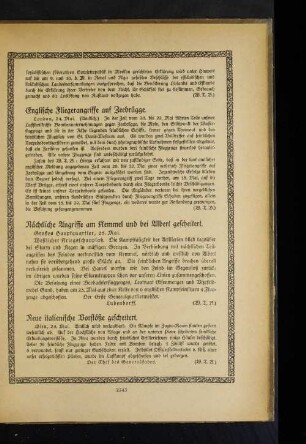 Nächtliche Angriffe am Kemmel und bei Albert gescheitert.